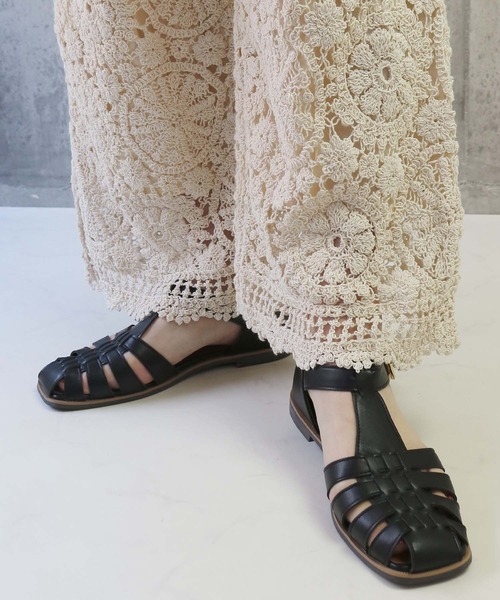 Balancoire（ブランコアール）の「フラットソール グルカサンダル（サンダル・レディース・ブラック/ブラウン/オフホワイト・LL/S/M/L）」の12枚目の写真