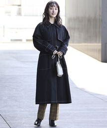 Ray BEAMS | Ray BEAMS / カラー ステッチ コート(その他アウター)