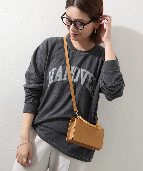 Odub(オーダブ)の「別注【Odub/オーダブ】 HANOVERロングスリーブTシャツ◆(Tシャツ/カットソー・レディース・ホワイト/ブラック・FREE)」の6枚目の写真