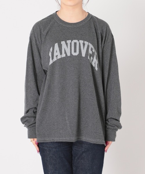 Odub(オーダブ)の「別注【Odub/オーダブ】 HANOVERロングスリーブTシャツ◆(Tシャツ/カットソー・レディース・ホワイト/ブラック・FREE)」の8枚目の写真