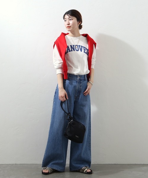 Odub(オーダブ)の「別注【Odub/オーダブ】 HANOVERロングスリーブTシャツ◆(Tシャツ/カットソー・レディース・ホワイト/ブラック・FREE)」の13枚目の写真