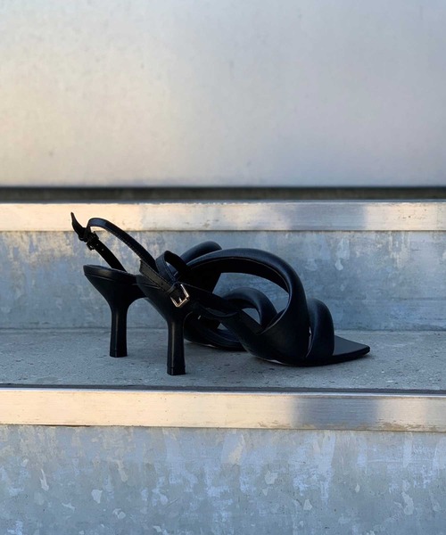 ASH（アッシュ）の「【MADISON】バックストラップサンダル（サンダル・レディース・ブラック/ゴールド・35/36/37/38/39）」の4枚目の写真