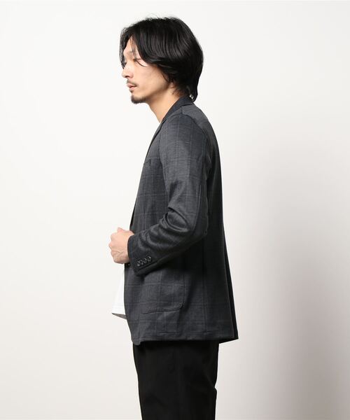 JUNRED（ジュンレッド）の「MVSニットジャケット（その他アウター・メンズ・ネイビー/ライトグレー・LL/L/M）」の3枚目の写真