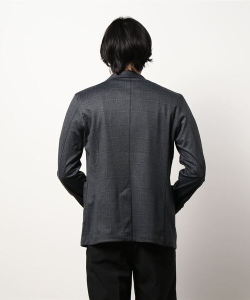 JUNRED（ジュンレッド）の「MVSニットジャケット（その他アウター・メンズ・ネイビー/ライトグレー・LL/L/M）」の5枚目の写真