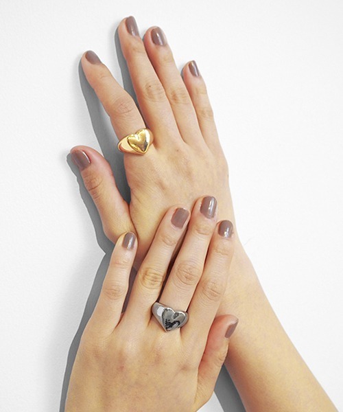 Casselini(キャセリーニ)の「Casselini(キャセリーニ)ハートリング(リング・レディース・ゴールド/シルバー・11号/13号)」の5枚目の写真