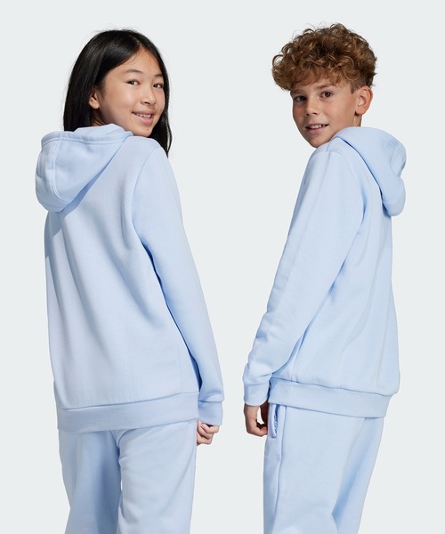 adidas（アディダス）の「アディカラー パーカー / アディダスオリジナルス（キッズ/子供用）（パーカー・キッズ・ブラック×ホワイト/パープル/ブルー・140/130/160/150/170）」の10枚目の写真