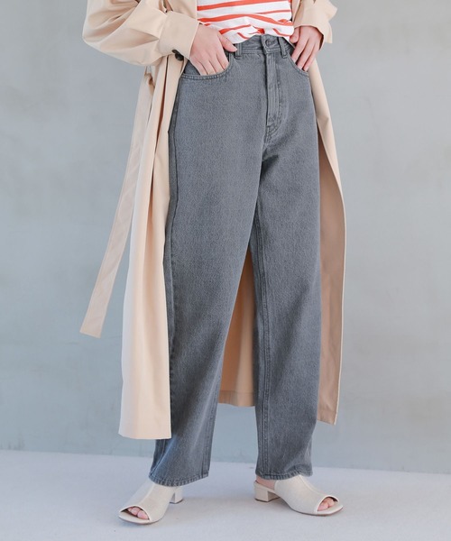 LAKOLE（ラコレ）の「ハイライズストレートフィットデニム / 266020（デニムパンツ・レディース・ロイヤルブルー/クリアブルー/グレー/ナチュラル・SMALL/MEDIUM）」の2枚目の写真