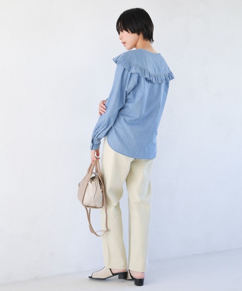 LAKOLE（ラコレ）の「ハイライズストレートフィットデニム / 266020（デニムパンツ・レディース・ロイヤルブルー/クリアブルー/グレー/ナチュラル・SMALL/MEDIUM）」の17枚目の写真