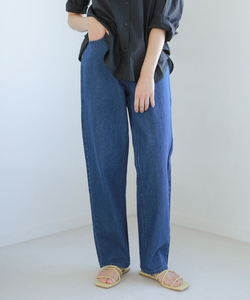 LAKOLE（ラコレ）の「ハイライズストレートフィットデニム / 266020（デニムパンツ・レディース・ロイヤルブルー/クリアブルー/グレー/ナチュラル・SMALL/MEDIUM）」の21枚目の写真