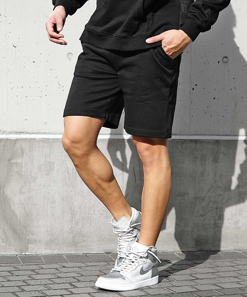 JOKER（ジョーカー）の「【SOMEDIFF】バック 総柄プリント スウェット ショートパンツ メンズ（スウェットパンツ・メンズ・ベージュ/ブラック・L/M/XL）」の5枚目の写真