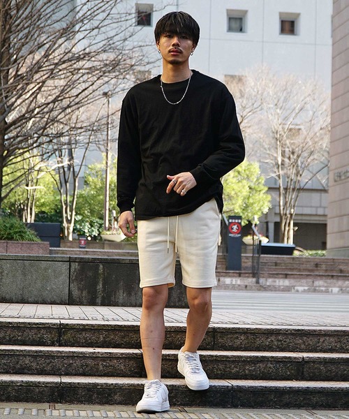 JOKER（ジョーカー）の「【SOMEDIFF】バック 総柄プリント スウェット ショートパンツ メンズ（スウェットパンツ・メンズ・ベージュ/ブラック・L/M/XL）」の7枚目の写真