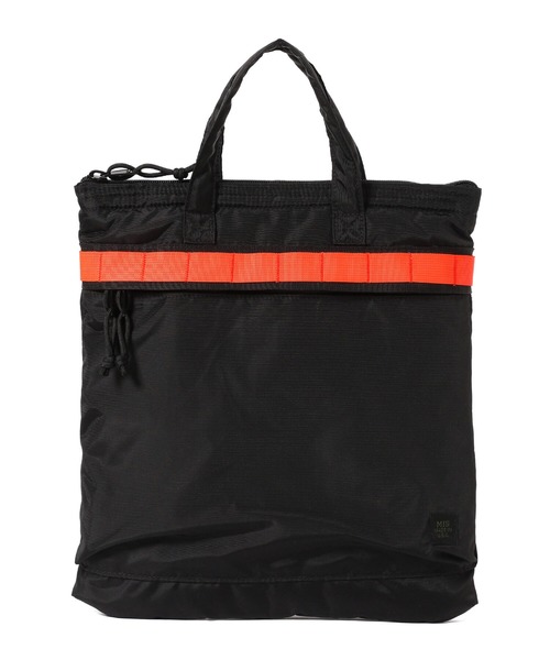 B:MING by BEAMS(ビーミングバイビームス)の「MIS x B:MING by BEAMS / 別注 ヘルメットバッグ(ハンドバッグ・メンズ・ブラック/グレー系・ONE SIZE)」の1枚目の写真