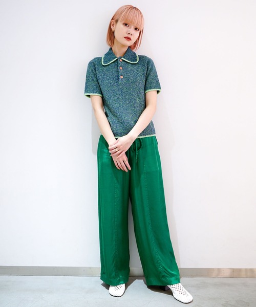 G.V.G.V.（ジーヴィージーヴィー）の「DIAGONAL TOE MESHED PUMPS（パンプス・レディース・ホワイト/ブラック/グリーン/マルチ・S/M/L）」の22枚目の写真