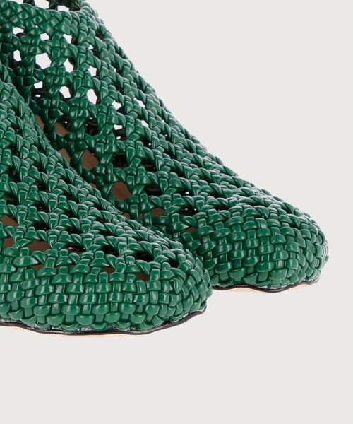 G.V.G.V.（ジーヴィージーヴィー）の「DIAGONAL TOE MESHED PUMPS（パンプス・レディース・ホワイト/ブラック/グリーン/マルチ・S/M/L）」の7枚目の写真