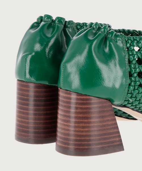 G.V.G.V.（ジーヴィージーヴィー）の「DIAGONAL TOE MESHED PUMPS（パンプス・レディース・ホワイト/ブラック/グリーン/マルチ・S/M/L）」の8枚目の写真