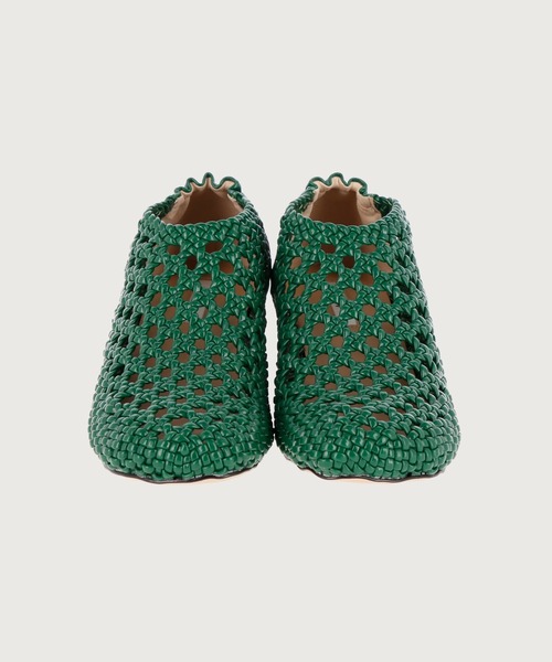 G.V.G.V.（ジーヴィージーヴィー）の「DIAGONAL TOE MESHED PUMPS（パンプス・レディース・ホワイト/ブラック/グリーン/マルチ・S/M/L）」の9枚目の写真