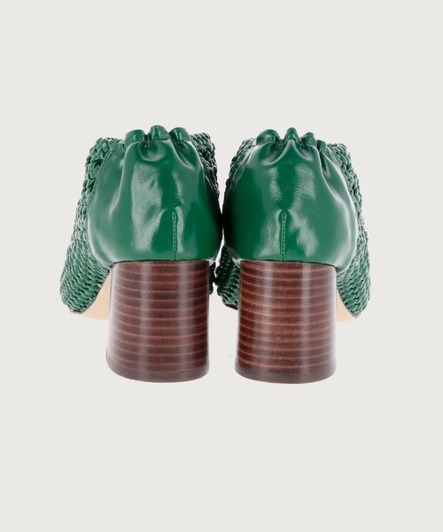 G.V.G.V.（ジーヴィージーヴィー）の「DIAGONAL TOE MESHED PUMPS（パンプス・レディース・ホワイト/ブラック/グリーン/マルチ・S/M/L）」の11枚目の写真