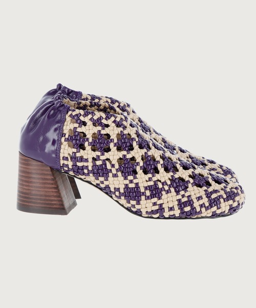 G.V.G.V.（ジーヴィージーヴィー）の「DIAGONAL TOE MESHED PUMPS（パンプス・レディース・ホワイト/ブラック/グリーン/マルチ・S/M/L）」の14枚目の写真