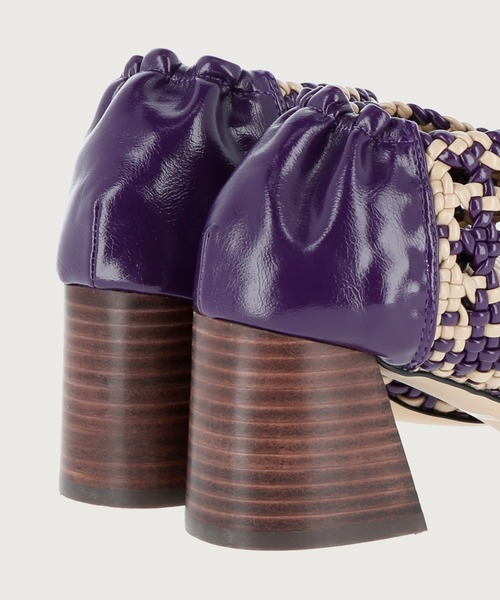 G.V.G.V.（ジーヴィージーヴィー）の「DIAGONAL TOE MESHED PUMPS（パンプス・レディース・ホワイト/ブラック/グリーン/マルチ・S/M/L）」の16枚目の写真