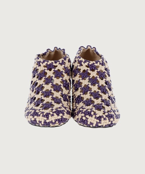 G.V.G.V.（ジーヴィージーヴィー）の「DIAGONAL TOE MESHED PUMPS（パンプス・レディース・ホワイト/ブラック/グリーン/マルチ・S/M/L）」の17枚目の写真