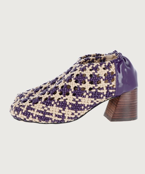 G.V.G.V.（ジーヴィージーヴィー）の「DIAGONAL TOE MESHED PUMPS（パンプス・レディース・ホワイト/ブラック/グリーン/マルチ・S/M/L）」の18枚目の写真