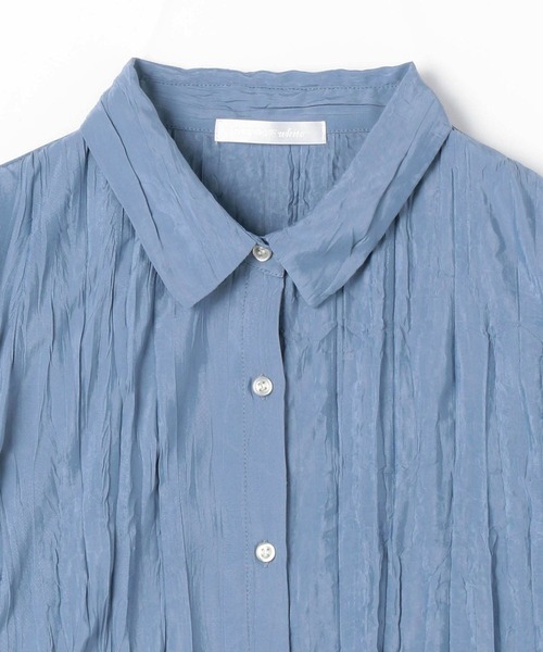 NICOLE white（ニコルホワイト）の「袖シャーリングワンピース（ワンピース・レディース・オフホワイト/ブルー/オレンジ・FREE）」の10枚目の写真