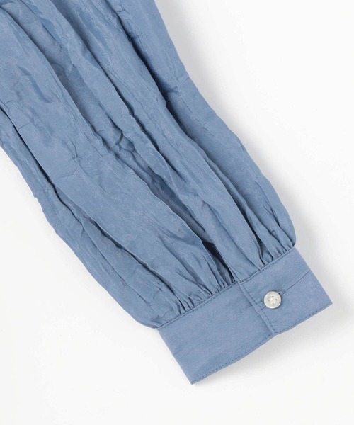 NICOLE white（ニコルホワイト）の「袖シャーリングワンピース（ワンピース・レディース・オフホワイト/ブルー/オレンジ・FREE）」の11枚目の写真