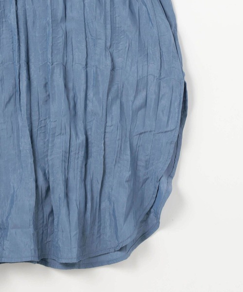 NICOLE white（ニコルホワイト）の「袖シャーリングワンピース（ワンピース・レディース・オフホワイト/ブルー/オレンジ・FREE）」の12枚目の写真