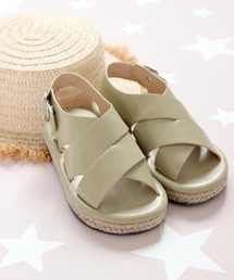 SOROTTO | 【ママとお揃い】ジュートソールのフラットサンダル(サンダル)