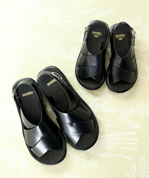 SOROTTO(ソロット)の「【ママとお揃い】ジュートソールのフラットサンダル(サンダル・キッズ・ブラック/ホワイト/ライトブラウン/ピンク/グリーン・16.0cm/18.0cm/19.0cm/20.0cm/17.0cm/21.0cm/22.0cm)」の19枚目の写真