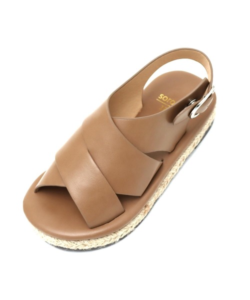 SOROTTO(ソロット)の「【ママとお揃い】ジュートソールのフラットサンダル(サンダル・キッズ・ブラック/ホワイト/ライトブラウン/ピンク/グリーン・16.0cm/18.0cm/19.0cm/20.0cm/17.0cm/21.0cm/22.0cm)」の8枚目の写真