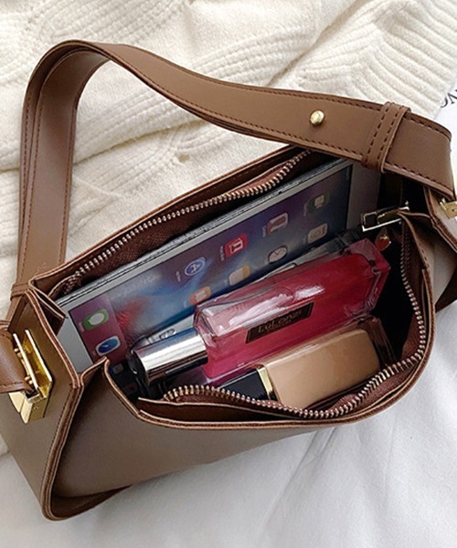 Futier land（フューティアランド）の「ワイドハンドバッグ（ハンドバッグ・レディース・ブラック/ブラウン・FREE）」の3枚目の写真