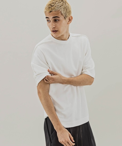 C DIEM（カルペディエム）の「C DIEM(カルペディエム)ルミネセンスプリント半袖Tシャツ（Tシャツ/カットソー・メンズ・ホワイト/ブラック/グレー・S/M/L）」の4枚目の写真