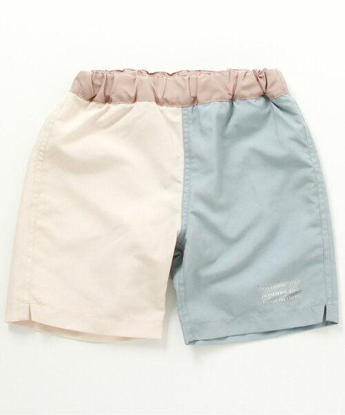 apres les cours（アプレレクール）の「バイカラー・総柄トランクス水着_UVカット（水着・キッズ・ミント/サックスブルー/ネイビー・120/110/100/90/140/80/130）」の15枚目の写真