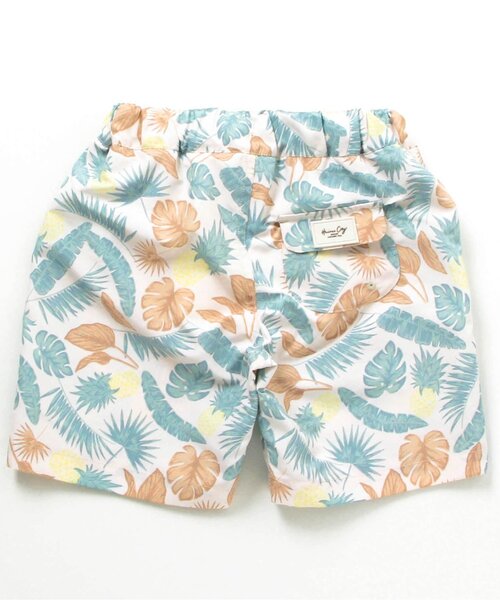 apres les cours（アプレレクール）の「バイカラー・総柄トランクス水着_UVカット（水着・キッズ・ミント/サックスブルー/ネイビー・120/110/100/90/140/80/130）」の12枚目の写真