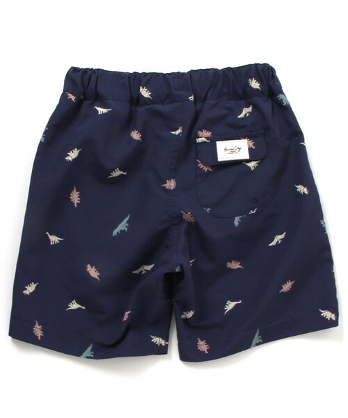 apres les cours（アプレレクール）の「バイカラー・総柄トランクス水着_UVカット（水着・キッズ・ミント/サックスブルー/ネイビー・120/110/100/90/140/80/130）」の14枚目の写真