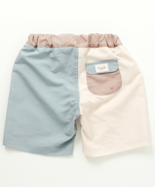 apres les cours（アプレレクール）の「バイカラー・総柄トランクス水着_UVカット（水着・キッズ・ミント/サックスブルー/ネイビー・120/110/100/90/140/80/130）」の16枚目の写真