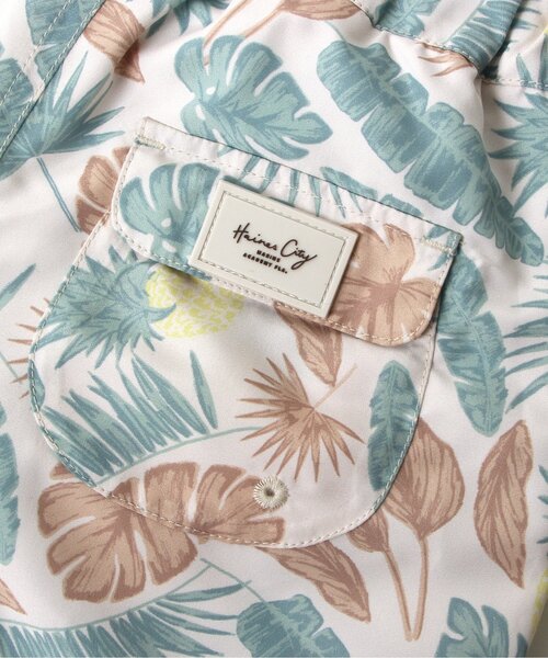 apres les cours（アプレレクール）の「バイカラー・総柄トランクス水着_UVカット（水着・キッズ・ミント/サックスブルー/ネイビー・120/110/100/90/140/80/130）」の19枚目の写真