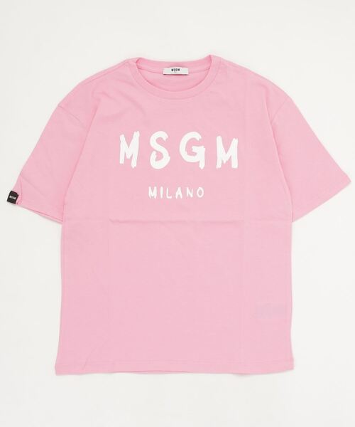 MSGM(エムエスジーエム)の「MSGM(エムエスジーエム)Kids & Junior プリント半袖Tシャツ(Tシャツ/カットソー・キッズ・ホワイト/レッド/ブルー/グリーン/ミント/ライトピンク/ピンク/ネイビー/グレー/フューシャピンク・12Y/14Y/4Y/8Y/10Y/6Y)」の9枚目の写真