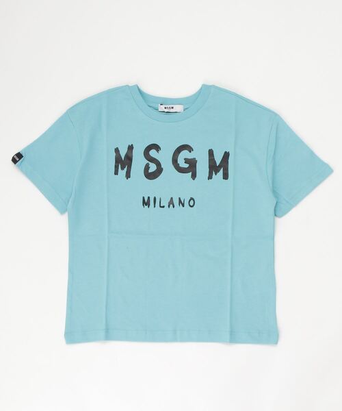 MSGM(エムエスジーエム)の「MSGM(エムエスジーエム)Kids & Junior プリント半袖Tシャツ(Tシャツ/カットソー・キッズ・ホワイト/レッド/ブルー/グリーン/ミント/ライトピンク/ピンク/ネイビー/グレー/フューシャピンク・12Y/14Y/4Y/8Y/10Y/6Y)」の5枚目の写真