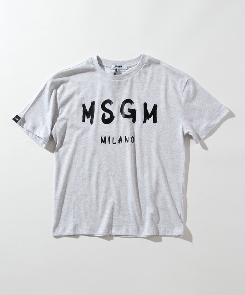 MSGM(エムエスジーエム)の「MSGM(エムエスジーエム)Kids & Junior プリント半袖Tシャツ(Tシャツ/カットソー・キッズ・ホワイト/レッド/ブルー/グリーン/ミント/ライトピンク/ピンク/ネイビー/グレー/フューシャピンク・12Y/14Y/4Y/8Y/10Y/6Y)」の3枚目の写真