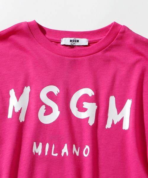 MSGM(エムエスジーエム)の「MSGM(エムエスジーエム)Kids & Junior プリント半袖Tシャツ(Tシャツ/カットソー・キッズ・ホワイト/レッド/ブルー/グリーン/ミント/ライトピンク/ピンク/ネイビー/グレー/フューシャピンク・12Y/14Y/4Y/8Y/10Y/6Y)」の21枚目の写真