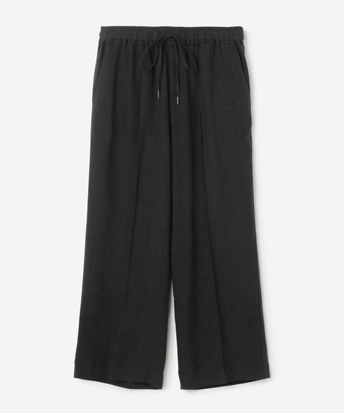 LE GLAZIK（ルグラジック）の「LE GLAZIK | リネンイージーパンツ WOMEN（その他パンツ・レディース・チャコール/アイボリー/イエロー/ブルー・36）」の2枚目の写真