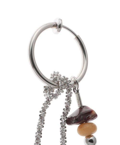 MERCURYDUO（マーキュリーデュオ）の「チェーンストーンロングイヤリング（イヤリング・レディース・シルバー/ゴールド・FREE）」の4枚目の写真