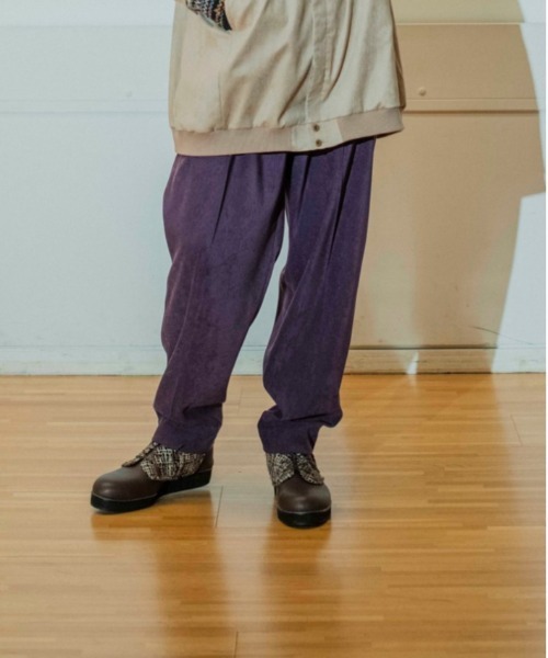 meagratia(メアグラーティア)の「4 tuck trousers(その他パンツ・メンズ・ベージュ/パープル/ブラック・2/1/3)」の16枚目の写真