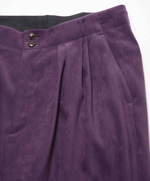 meagratia(メアグラーティア)の「4 tuck trousers(その他パンツ・メンズ・ベージュ/パープル/ブラック・2/1/3)」の4枚目の写真