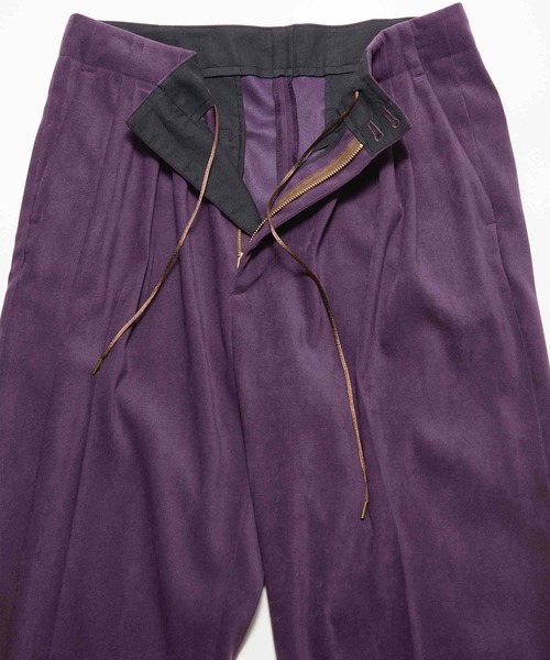 meagratia(メアグラーティア)の「4 tuck trousers(その他パンツ・メンズ・ベージュ/パープル/ブラック・2/1/3)」の13枚目の写真