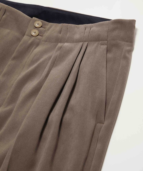 meagratia(メアグラーティア)の「4 tuck trousers(その他パンツ・メンズ・ベージュ/パープル/ブラック・2/1/3)」の17枚目の写真