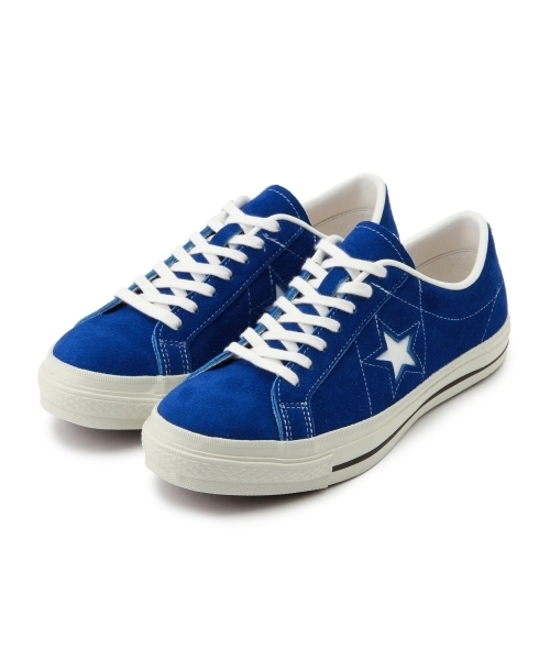 BEAMS BOY(ビームスボーイ)の「CONVERSE / ワンスター J SUEDE(スニーカー・レディース・ブルー・5/5h/6/4h/6h)」の2枚目の写真