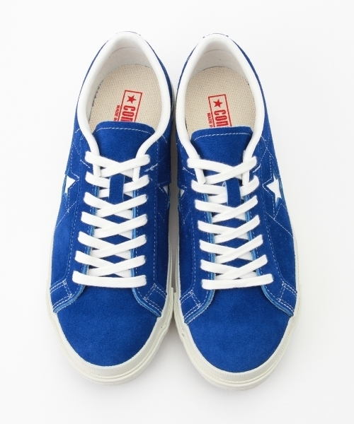 BEAMS BOY(ビームスボーイ)の「CONVERSE / ワンスター J SUEDE(スニーカー・レディース・ブルー・5/5h/6/4h/6h)」の6枚目の写真